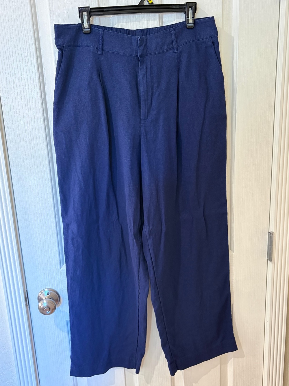 A New Day navy linen essential trouser 14